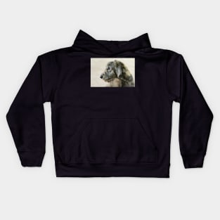 Wolfhound Pup #4 Kids Hoodie